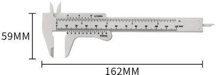 150Mm Digitale Schuifmaat Inch En Millimeter Conversie Meten Tool Met Lcd-scherm G333640B