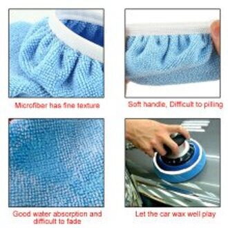 150Mm Polijsten Pad 5-6 Inch Auto Polish Mutsen Herbruikbare Wasbare