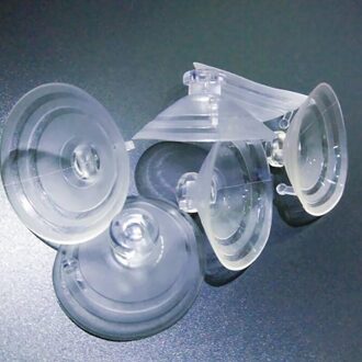 150Pcs 40Mm Clear Sucker Zuignappen Paddestoel Sucker Pads Haak Hanger Voor Venster Keuken Badkamer Pop Speelgoed Koelkast auto Glas