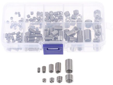 150Pcs Rvs Crew Mouw Draad Reparatie Insert Kit M3 Om M8 Klinknagel Moer Hardware Accessoires