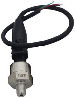 150PSI Water Druk Transducer Sensor 1/8  "Npt Zender Voor Olie Brandstof U4LB