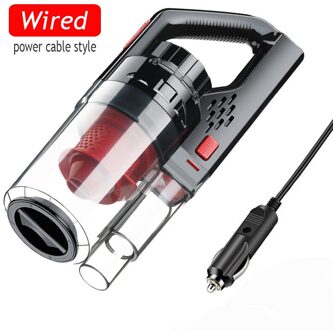 150W 6000Pa Auto Stofzuiger Nat/Droog Draagbare Handheld Cycloon Voor Stofzuiger Stofzuiger Voor Thuis auto Stomerij Power kabel stijl