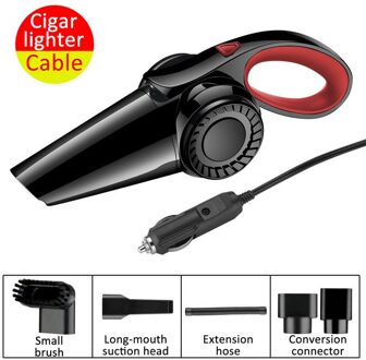 150W Auto Stofzuiger 12V 8500Pa Handheld Draadloze/Auto Plug Super Zuig Nat/Droog Vacuüm cleaner 33000Rpm Voor Car Home Rood