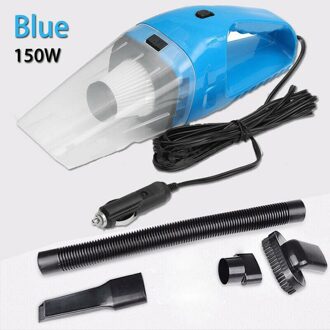 150W Auto Stofzuiger Auto Handheld Stofzuiger Mini Stofzuiger Voor Car Cleaning 5Kpa Krachtige Vacuüm Reinigers Auto blauw