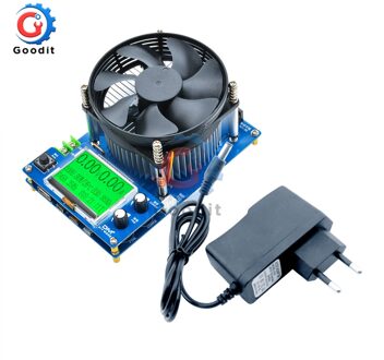 150W Digitale Batterij Capaciteit Tester Voltmeter Verstelbare Constante Stroom Elektronische Belasting Charger USB Ameter meter Indicator EU