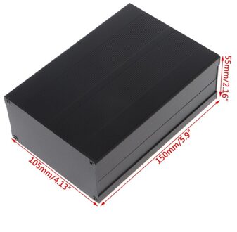 150X105X55Mm Diy Aluminium Behuizing Geval Elektronische Project Pcb Instrument Doos