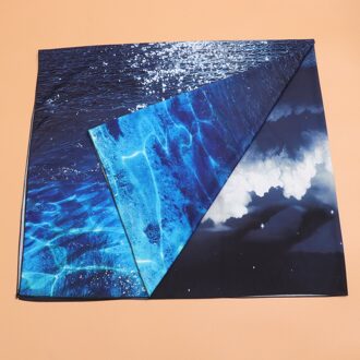 150X130Cm Aurora Patroon Opknoping Doek Mode Tafelkleed Creatieve Tapijt Yoga Mat Stijl 1 afbeelding 2