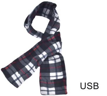 150X14cm Elektrische Verwarming Sjaal Sjaals Fleece Gezellige Warme Sjaal Verwarming Winter Deken Met Batterij Box Usb Elektrische Sjaal Rood