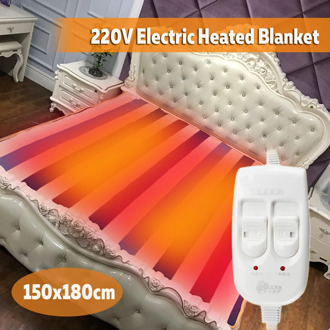 150x180cm 220V Automatic Electric Heating Thermostat Throw Blanket Double Body Warmer Bed Mattress Electric Heated Carpets Mat