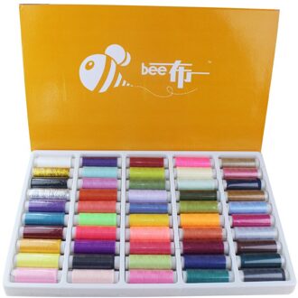 150Yards Een Set Van 50 Spoelen Verschillende Kleur 100% Polyester Naaigaren Naaimachine Onderdelen Huishoudelijke Diy Borduurwerk draad