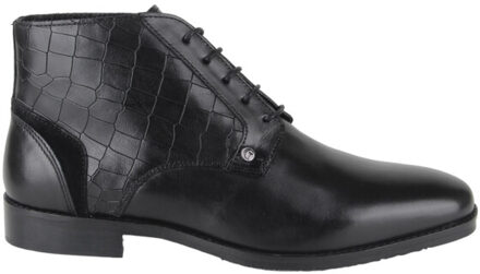 1510001-000 heren veterboots sportief - maat 44 Zwart