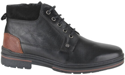 1510002-000 heren veterboots gekleed Zwart - 45