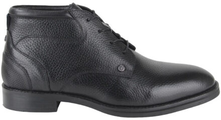 1520001-000 heren veterboots sportief - maat 41 Zwart