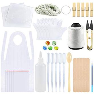 156Pcs Diy Tie-Dye Kit Met Rubber Band Handschoenen Verzegelde Tas Squeeze Fles T-shirt Stof Tie-Dye kit Voor Kinderen Partijen Craft