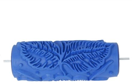 15Cm Blauwe Bloemen Patroon Roller