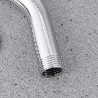 15Cm Douche Arm En Flens Rvs Wandmontage Voor Vaste Handheld Douchekop Mounts (Zilver)