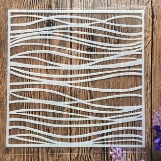 15Cm Holle Houten Textuur Diy Gelaagdheid Stencils Muur Schilderen Plakboek Kleuring Embossing Album Decoratieve Kaart Template