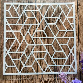 15Cm Holle Lijn Diy Gelaagdheid Stencils Muur Schilderen Plakboek Kleuring Embossing Album Decoratieve Kaart Template