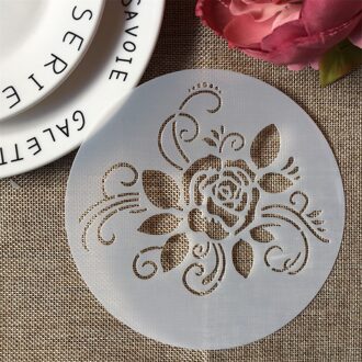 15Cm Rose Bloem Diy Gelaagdheid Stencils Muur Schilderen Plakboek Kleuring Embossing Album Decoratieve Template