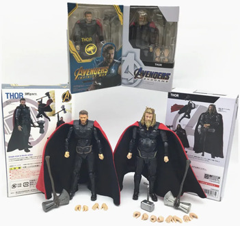 15cm SHF Endgame Two Style THOR Figure Infinity War thor simpie style & heroic action Figure Model Toys Gift Doll For Fhildren