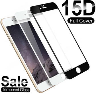 15D 9H Tempered Glass For iPhone SE 2020 6 6S 7 8 Plus Screen Protector iPhone 12 mini 11 Pro XS Max X XR Protective Glass Film