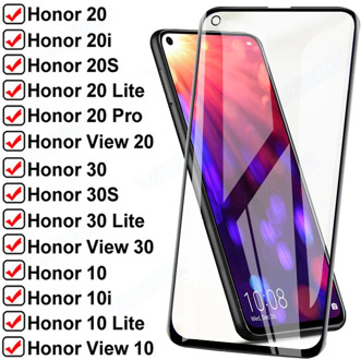 15D Anti-Burst Tempered Glass For Huawei honor view 20 Pro 30 Lite 10i 20i 20S 30S Screen Protector Honor V10 V20 V30 Glass Film