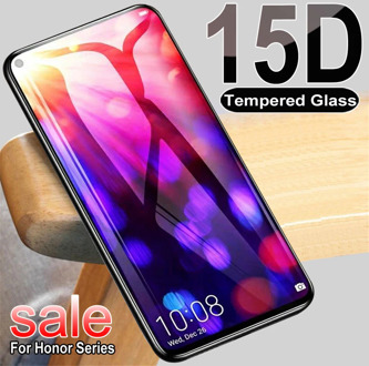 15D Protection Glass For Huawei honor 30 20 10 Lite 30S 20S 20i Tempered Screen Protector For Honor View 20 30 V20 V30 V10 Film