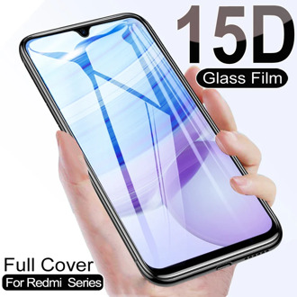 15D Protective Glass For Xiaomi Redmi 9 9A 9C 8 8A 7 7A 6 6A 5 5A Screen Protector For Red rice 10X Pro Tempered Glsas Film Case