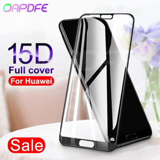 15D Protective Glass on the For Huawei P20 Lite Pro P9 P10 Lite Plus P Smart Tempered Screen Protector Glass Protection Film