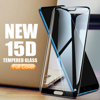 15D Tempered Glass on the For Huawei Honor 20 10 9 Lite V9 V10 V20 9i 10i 20S 8X 10 Lite Screen Protector Safety Glass Film Case