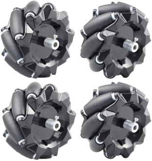 15KG Load 96mm Omni Mecanum Wheel with 6mm TT Hubs for Arduino Raspberry Pi DIY STEM Robot Car Chassis Toy Parts