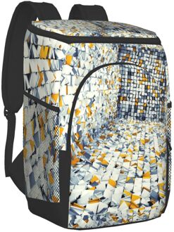 15L Koelkast Zak Zachte Grote Geïsoleerde Koeler Rugzak Thermische Isothermische Koelkast Reizen Strand Bier Tas Real 3D Gat