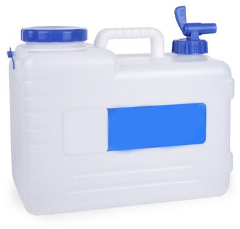 15L Outdoor Camping Reizen Auto Water Emmer Water Carrier Bus Met Water-Tap & Lekvrije Deksel Witte Auto accessoires