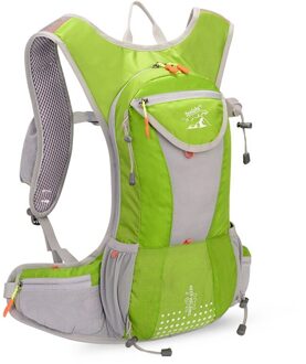 15L Outdoor fietsen Running Water Hydratatie rugzak fiets bag Rugzakken Wandelen Lichtgewicht Sport Bag 2L WATERZAK groene kleur