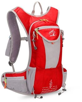 15L Outdoor fietsen Running Water Hydratatie rugzak fiets bag Rugzakken Wandelen Lichtgewicht Sport Bag 2L WATERZAK rode kleur