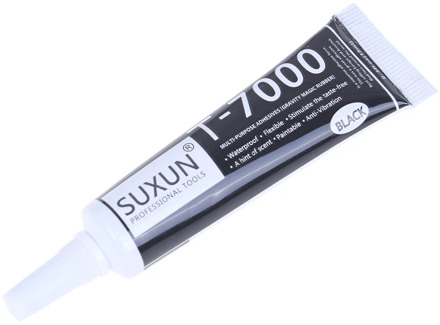 15ml T7000 Super Black Epoxy Resin T-7000 Black Body Rubber Super Sealant Mobile Phone Touch Screen Repair Glue