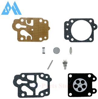 15Mm 2-Takt Carburateur Carb Reparatie Kit Voor Heggenschaar 43cc 47cc 49cc Strimmer Cutter Chainsaw Mini Choppers crossmotoren Atv Repair kit (9 stk)
