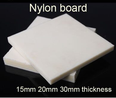 15mm 20mm 30mm dikte roomwit Nylon boord Nylon plaat Polyamide PA vel isolerende materiaal 150x100x20mm 1stk