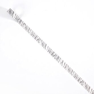 15Mm Animal Textuur Luipaard Print Zebra Streep Koe Patroon Washi Tape Diy Planner Scrapbooking Sticker Masking Tape grijs zabra streep