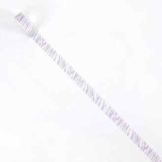 15Mm Animal Textuur Luipaard Print Zebra Streep Koe Patroon Washi Tape Diy Planner Scrapbooking Sticker Masking Tape paars zabra streep