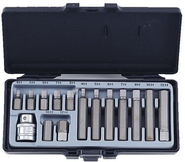 15pc 10mm Hex bit set 4155