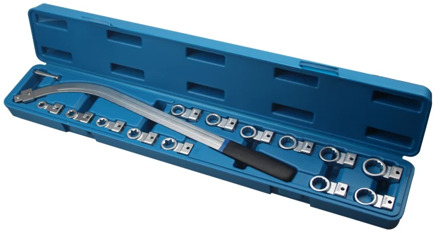 15pc Auxiliary Timing Belt Tensioner Pulley Wrench Set 12-19mm