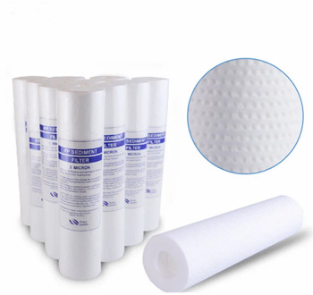 15pcs 1&5 Micron Pp Spun Polypropylene Sediment Water Filter Replacement Cartridge Reverse Osmosis 10 Inch Pp Cotton Filter 100g