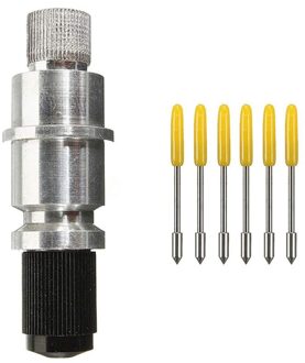 15Pcs 30 Graden Graphtec CB09U CB09 Blades Vinyl Plotter Cutter + 1 Stuks Blade Houder Behuizing