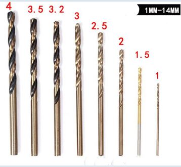 15Pcs High Speed Steel Twist Drill Bit Set 3 Rand Hoofd 8% Hoge Kobalt Boor Hardheid Voor Roestvrij staal Hout Metaal Boren