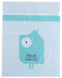 15Pcs Leuke Cartoon Auto-interieur Reinigen Zak Auto Vuilniszak Wegwerp Vuilniszak Thuis Zelfklevende Reiniging Zakken # T2 blauw