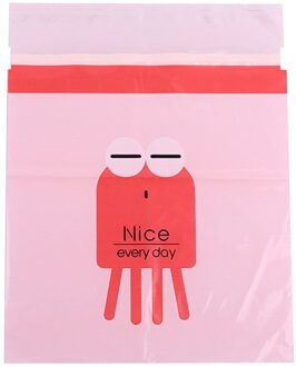 15Pcs Leuke Cartoon Auto-interieur Reinigen Zak Auto Vuilniszak Wegwerp Vuilniszak Thuis Zelfklevende Reiniging Zakken # T2 roze