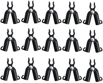15Pcs Luifel Pijler Accessoires 11Mm Duurzaam Plant Ondersteuning Staaf Voor Vaste Kas Film Beugel Zonnescherm Netto Pole