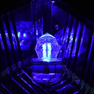 15Pcs Mini Abs Led Visaas Light Inktvis Vissen Lokt Aas Deep Onderwater Waterdichte IP68 Vis Lokken Lamp verlichting Lamp Blauw