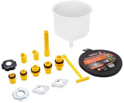 15Pcs Plastic Vultrechter Uitloop Giet Olie Tool Morsbestendig Koelvloeistof Vullen Kit